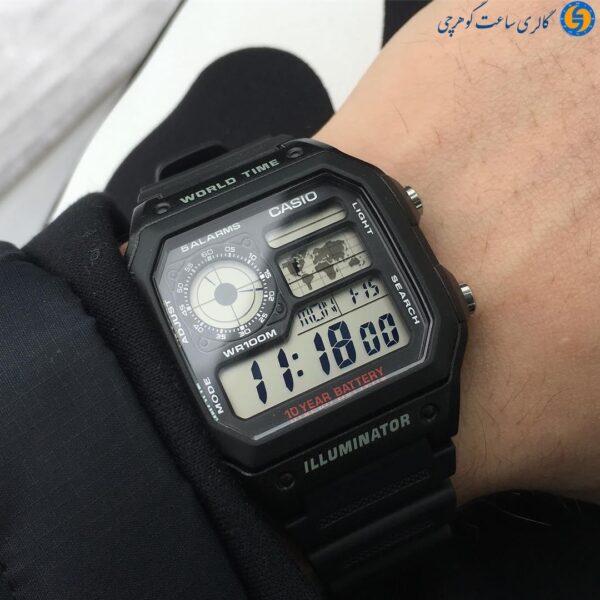 ساعت مچی مردانه کاسیو مدل AE-1200WH-1A - تصویر 4