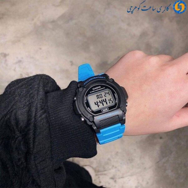 ساعت مچی مردانه کاسیو مدل W-219H-2A2 - تصویر 5