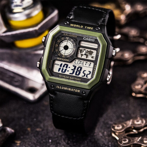 ساعت مچی کاسیو مدل CASIO-AE-1200WHB-1B - تصویر 5